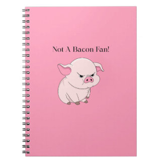 Kein Fan von Bacon-Notebook Notizblock