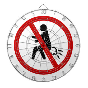 KEIN Farnzeichen ⚠ Funny Thai Toilet ⚠ Dartscheibe