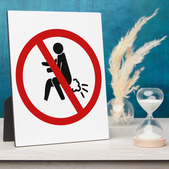 KEIN Farnzeichen ⚠ Funny Thai Toilet ⚠ Fotoplatte (Seite)