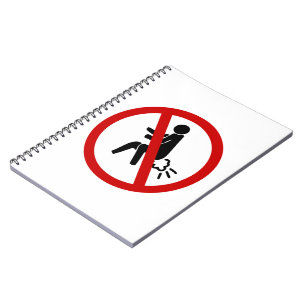 KEIN Farnzeichen ⚠ Funny Thai Toilet ⚠ Notizblock