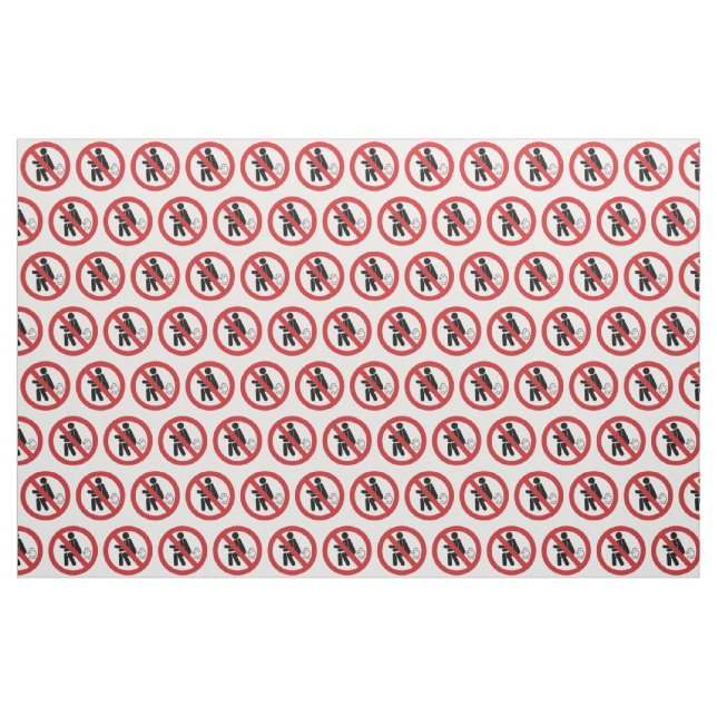 KEIN Farnzeichen ⚠ Funny Thai Toilet ⚠ Stoff (Yard (91,4 cm))