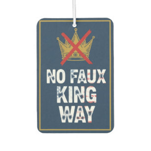 Kein Faux-König-Weg Autolufterfrischer
