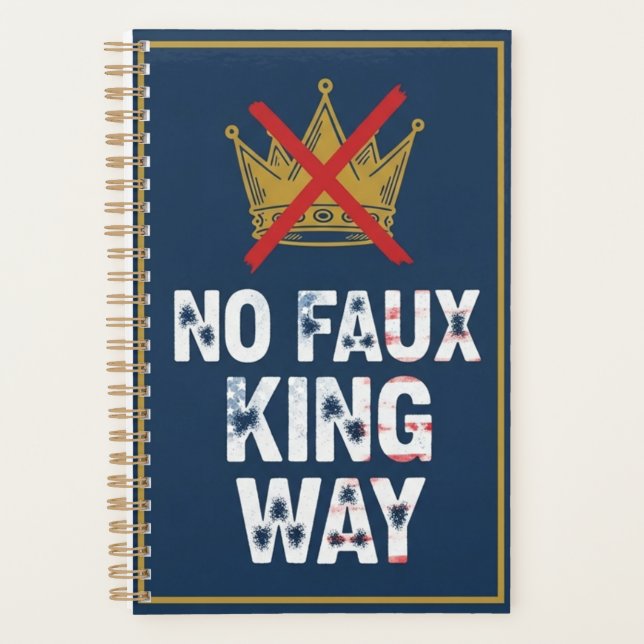 Kein Faux-König-Weg Planer (Vorderseite)