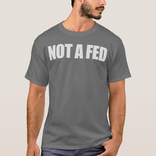 Kein Fed Retro T-Shirt (Vorderseite)