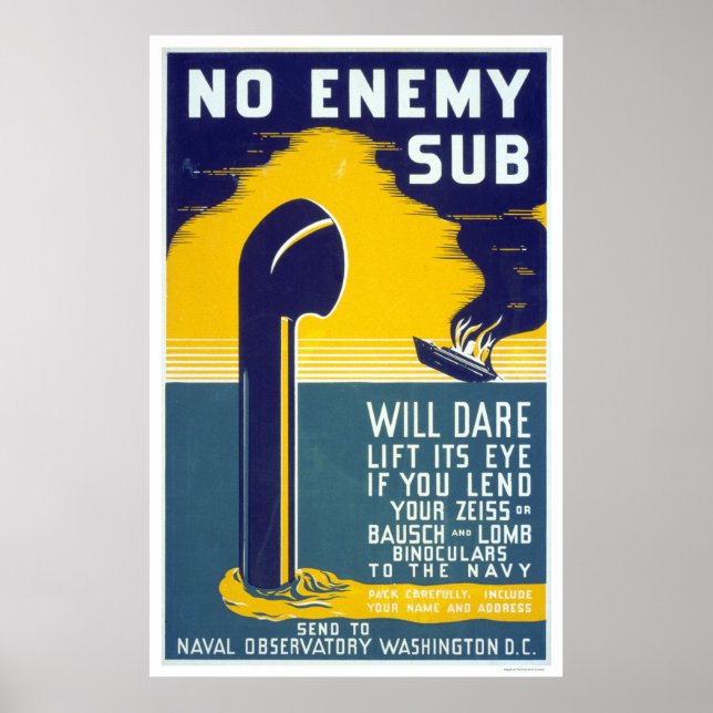 Kein feindlicher Untertitel - WPA Poster (Vorne)
