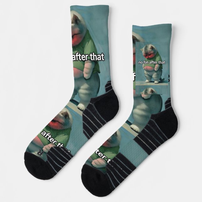 kein Fett danach Socken (Links)