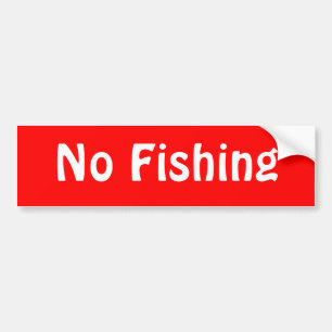 Kein Fischen Autoaufkleber