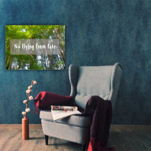 Kein Fliegen von Schicksalsklugheit Inspiration Po Poster