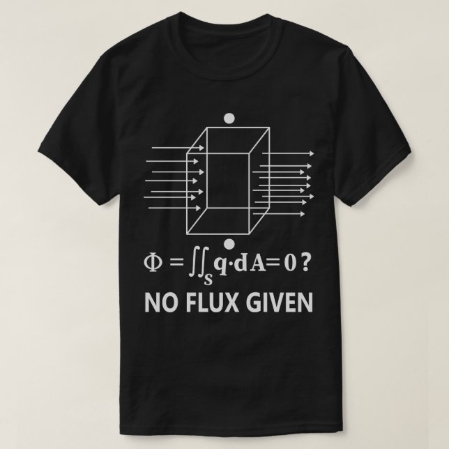 Kein Flux gegeben T-Shirt (Design vorne)