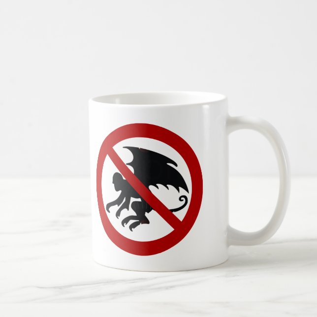 KEIN FLYING MONKEYS KAFFEETASSE (Rechts)