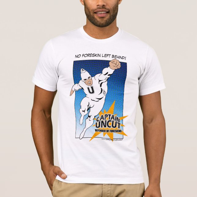 Kein Foreskin hinten verlassen! 1 T-Shirt (Vorderseite)