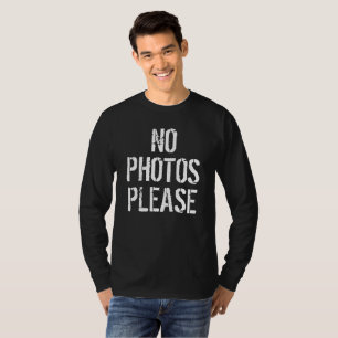 Kein Foto Bitte Männer T - Shirt