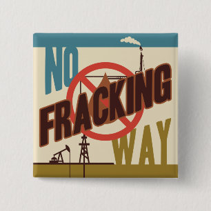 Kein Fracking Button