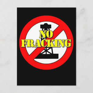 Kein Fracking für Großbritannien 2 Postkarte