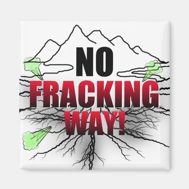 Kein Fracking Magnet (Vorne)