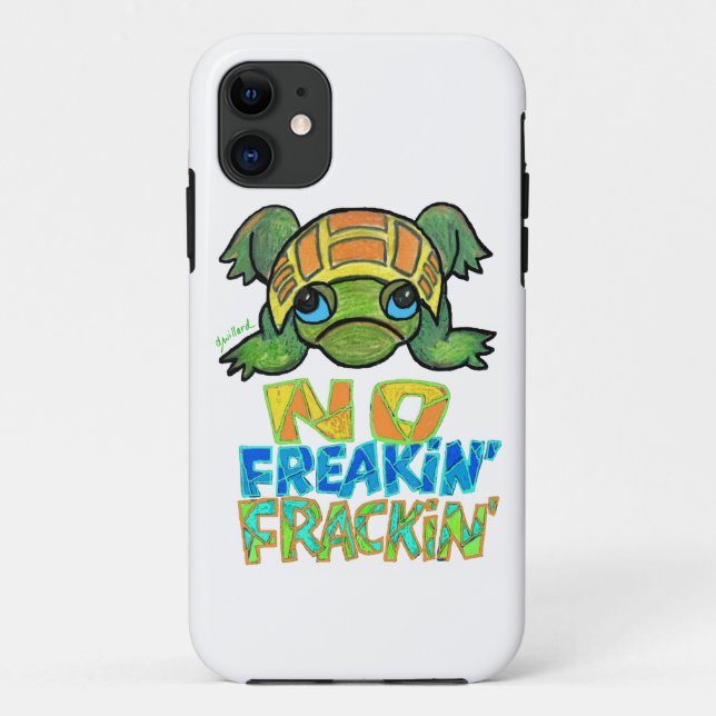 Kein Fracking Schildkröte IPhone Fall Case-Mate iPhone Hülle (Rückseite)