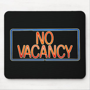 Kein freies Zimmer Schild Schwangerschaft und Bezi Mousepad