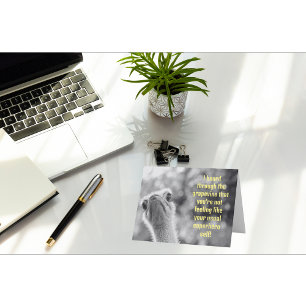 Kein Gefühl wie Ihr Superheld-Selbst bekommt eine Karte