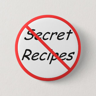 Kein geheimer Rezeptknopf Button