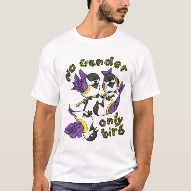 Kein Geschlecht nur Birb-T - Shirt (Vorderseite)