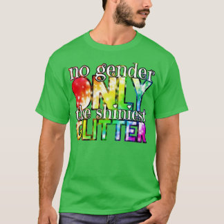 Kein geschlechtsspezifischer Glitzer T-Shirt