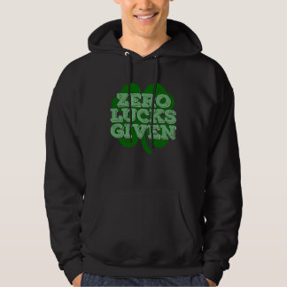 Kein Glück gegeben Irisches Kleeblatt St. Patrick' Hoodie