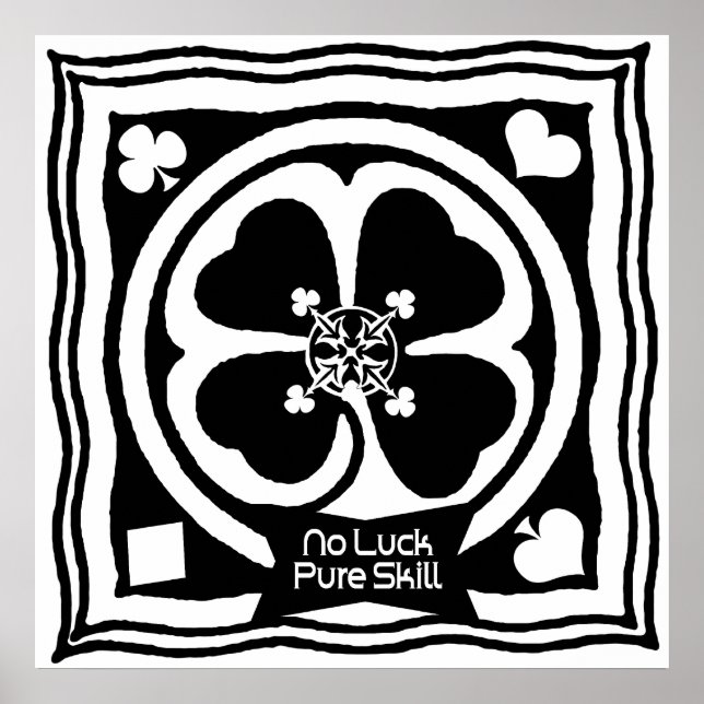 Kein Glück, pure Fertigkeit Poster (Vorne)