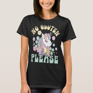 Kein Gluten Bitte Lebensmittelallergie Celiac Dise T-Shirt