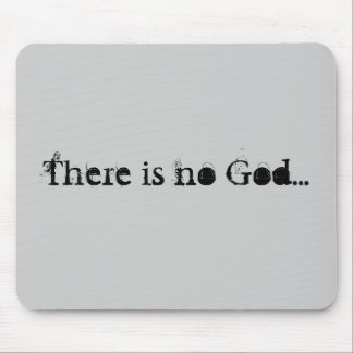 Kein Gott mousepad (grau)