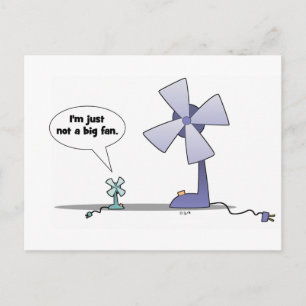 Kein großer Ventilator Postkarte