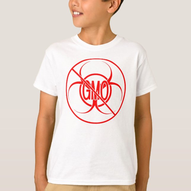 Kein GVO Kid's Shirts Bio Hazard GVO Kid's Shirts (Vorderseite)