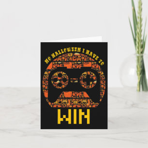 Kein Halloween Ich muss Vintag Videospielkontext g Karte
