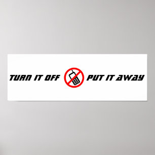 Kein Handy-Poster Poster