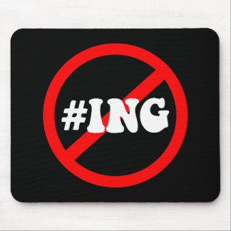 kein Haschetikettieren Mousepad