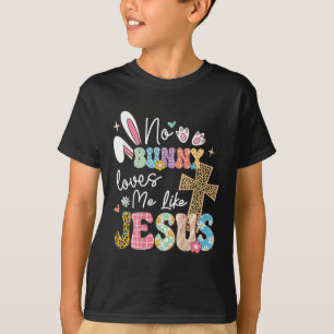 Kein Hase liebt mich wie Jesus Ostern Christlich F T-Shirt