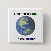 Kein Hass-menschliche Rasse-Gleichheits-Knopf