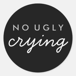 Kein hässliches Gastgeschenk Hochzeit Sticker Schw