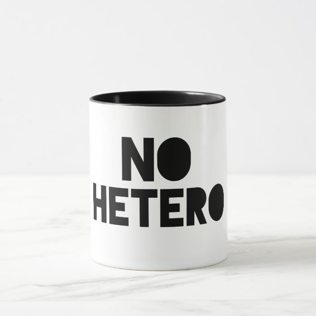 Kein Hetero Tasse (Zentrum)