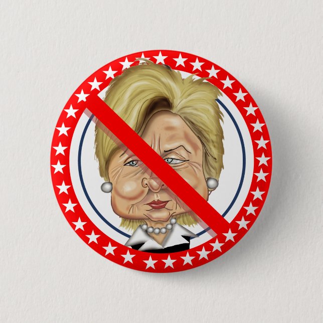 Kein Hillary Button (Vorderseite)