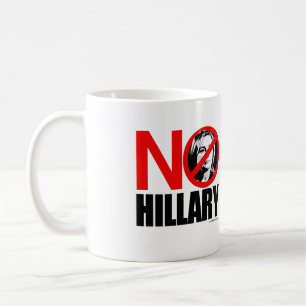 KEIN HILLARY MUTIG - AntiHillary png.png Kaffeetasse