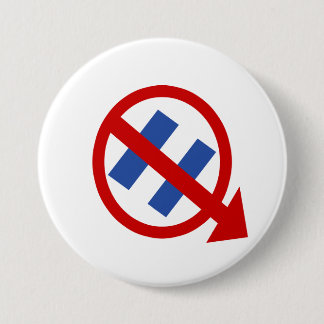 KEIN HILLARY-WAHL-SYMBOL BUTTON