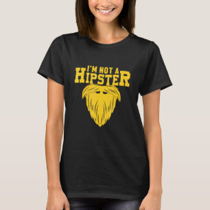 Kein Hipster Bartrohr Raucher Hippies kostenlos Sp T-Shirt
