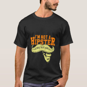 Kein Hipster Mustache Pipe Smoker Hippies kostenlo T-Shirt