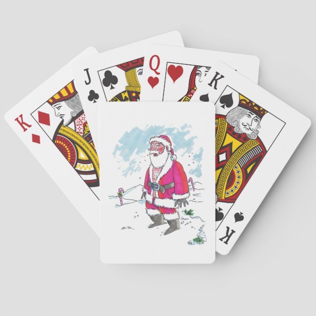 Kein Ho Ho Ho Poker spielt Karten Spielkarten (Rückseite)