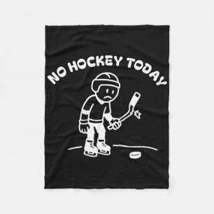 Kein Hockey Heute Lustig Für Einen Eishockeyspiele Fleecedecke