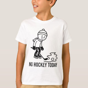 Kein Hockey heute Lustig für einen Eishockeyspiele T-Shirt