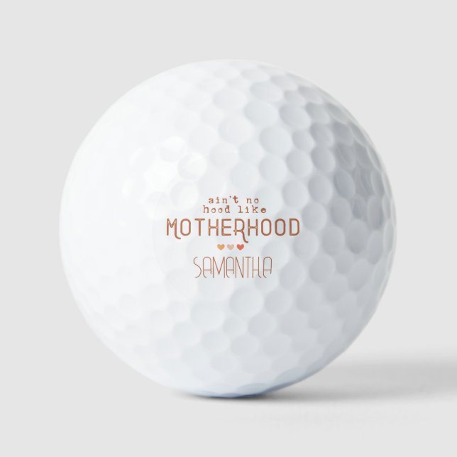 Kein Hood wie Mutterschaft Golfball (Vorderseite)
