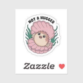 Kein Hugger, Kakteen, das Setzen von Grenzen Aufkleber