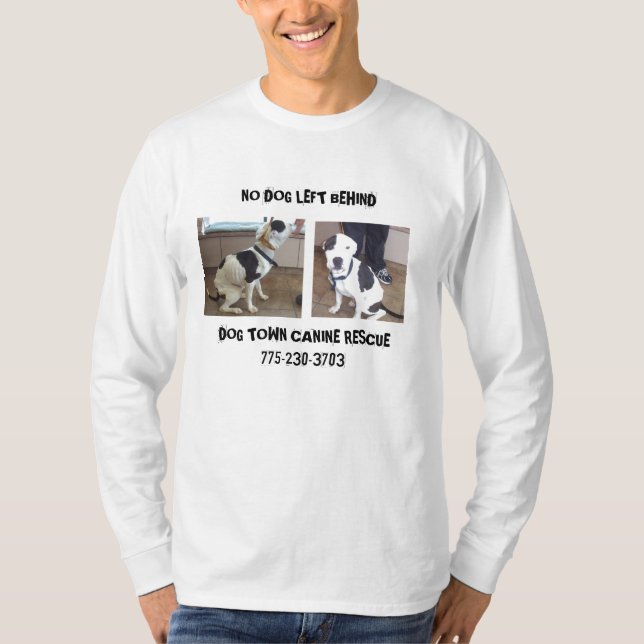 KEIN HUND VERLASSEN HINTER V.2 T-Shirt (Vorderseite)