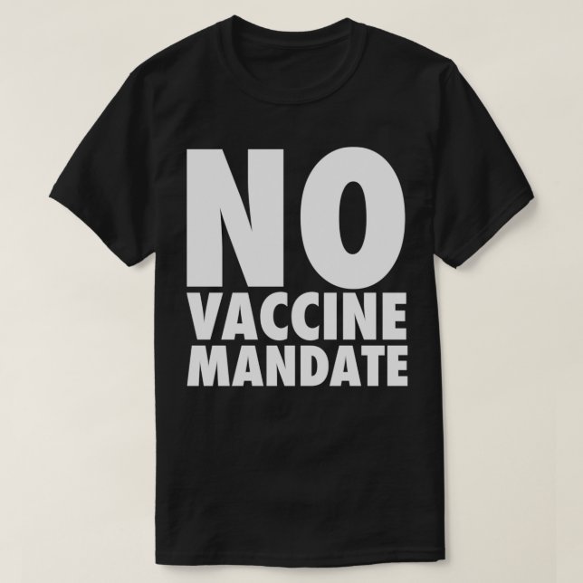 Kein Impfmandat T-Shirt (Design vorne)